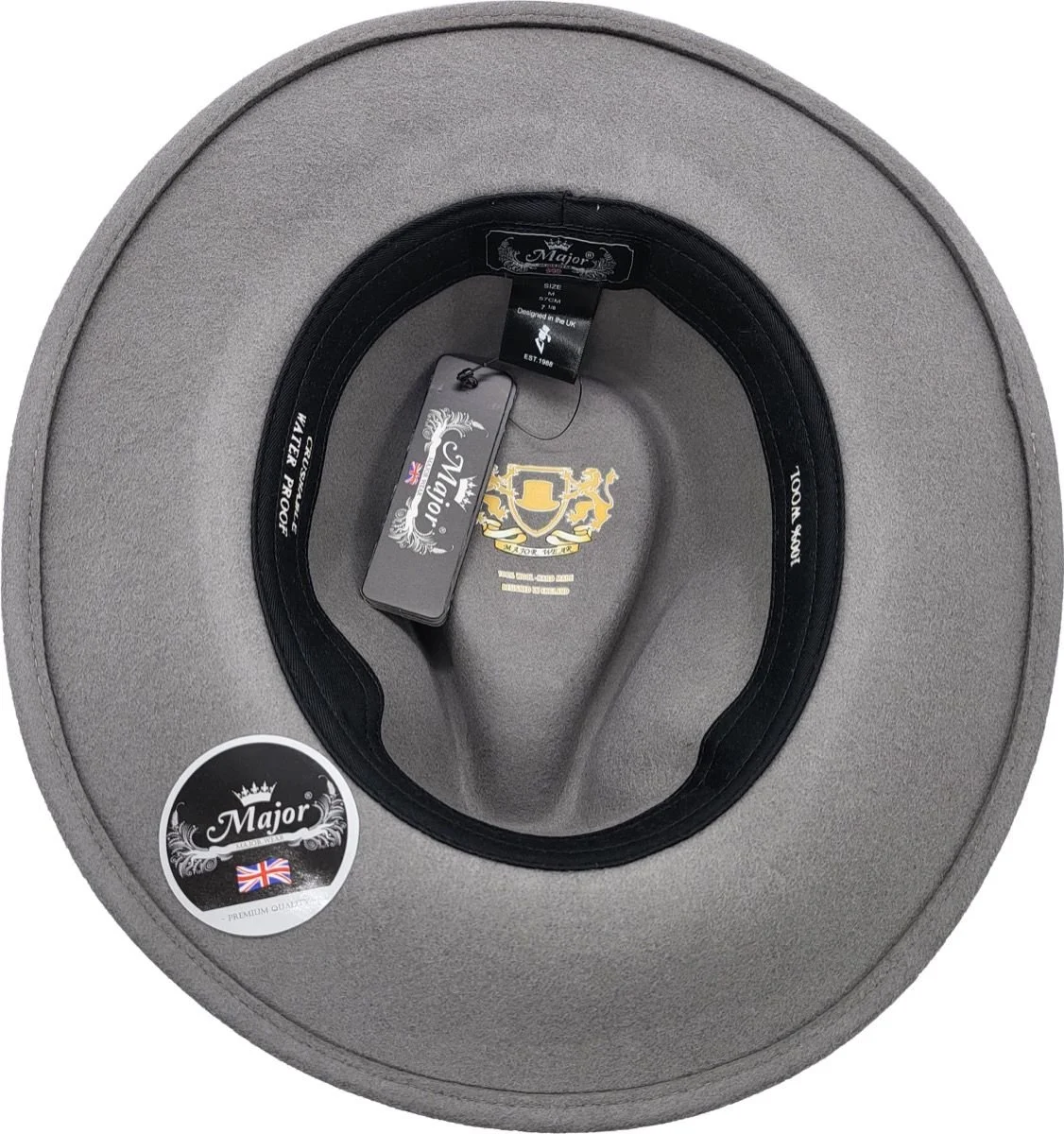 100% Wool Fedora — BURROW & HIDE display picture 2