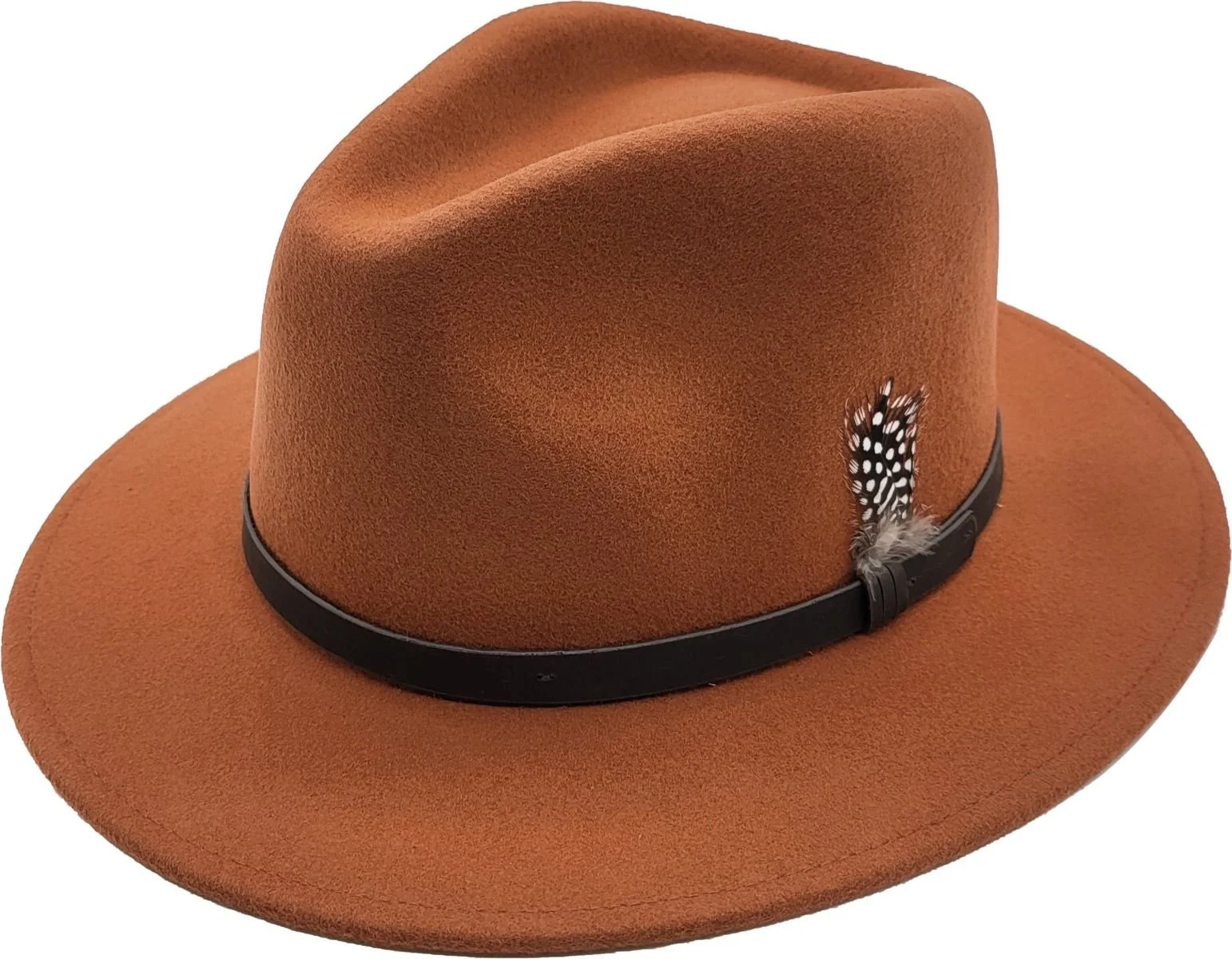 100% Wool Fedora — BURROW & HIDE display picture 3