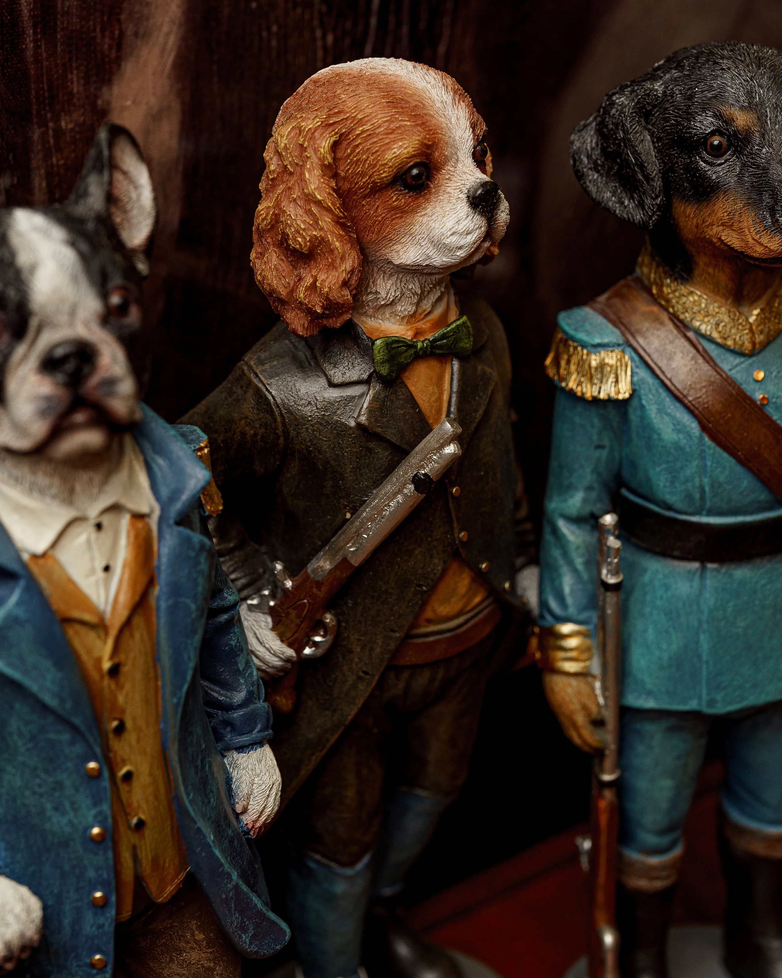King Charles Spaniel Dog Ornament - Military King Charles Spaniel