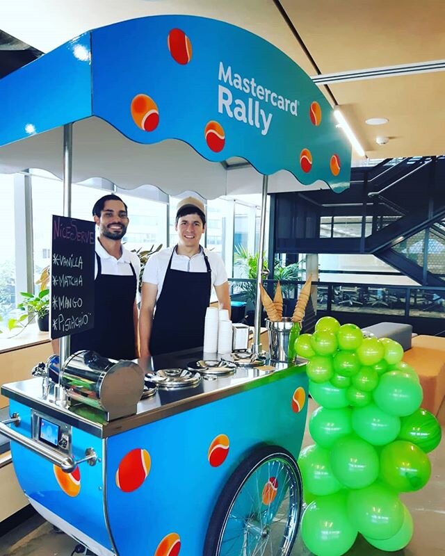 Let the tournament begin... 🍦
🎾
🍦

#mastercard #mastercardrally #priceless #sydney #melbourne #australianopen #ao2020 #corporate #corporateevents #corporatebranding #tennis #australiansummer #catering #gelatocart #mobilegelato #artisangelato #gela