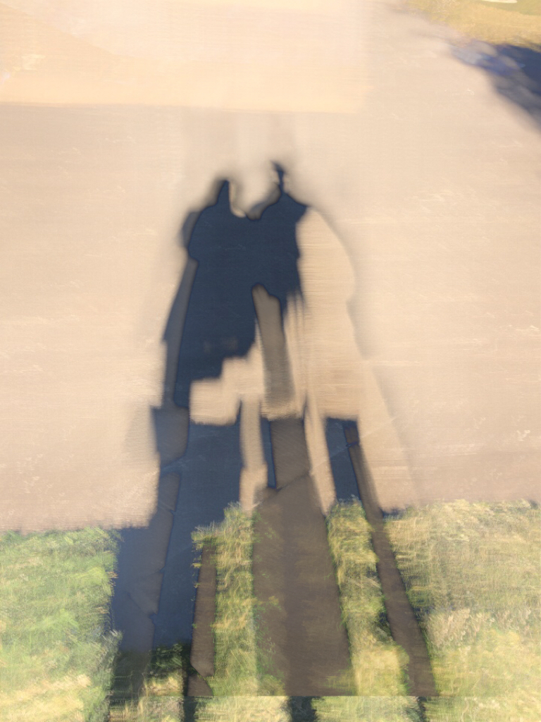 Photo of our shadow using Slow Sutter Cam