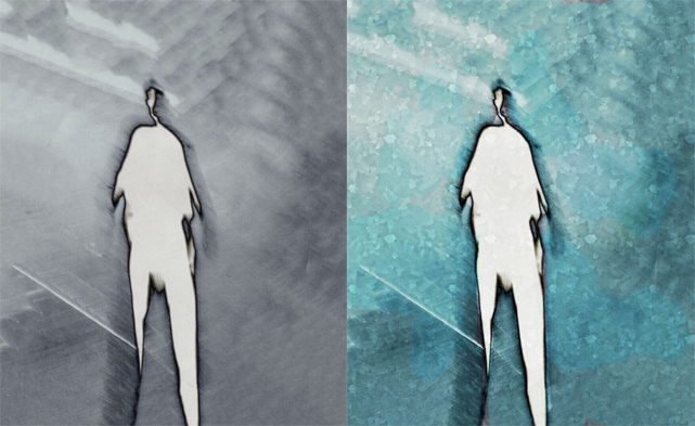 I took this black and white image into LightBrush and applied color effects. Below is a short video on the app.