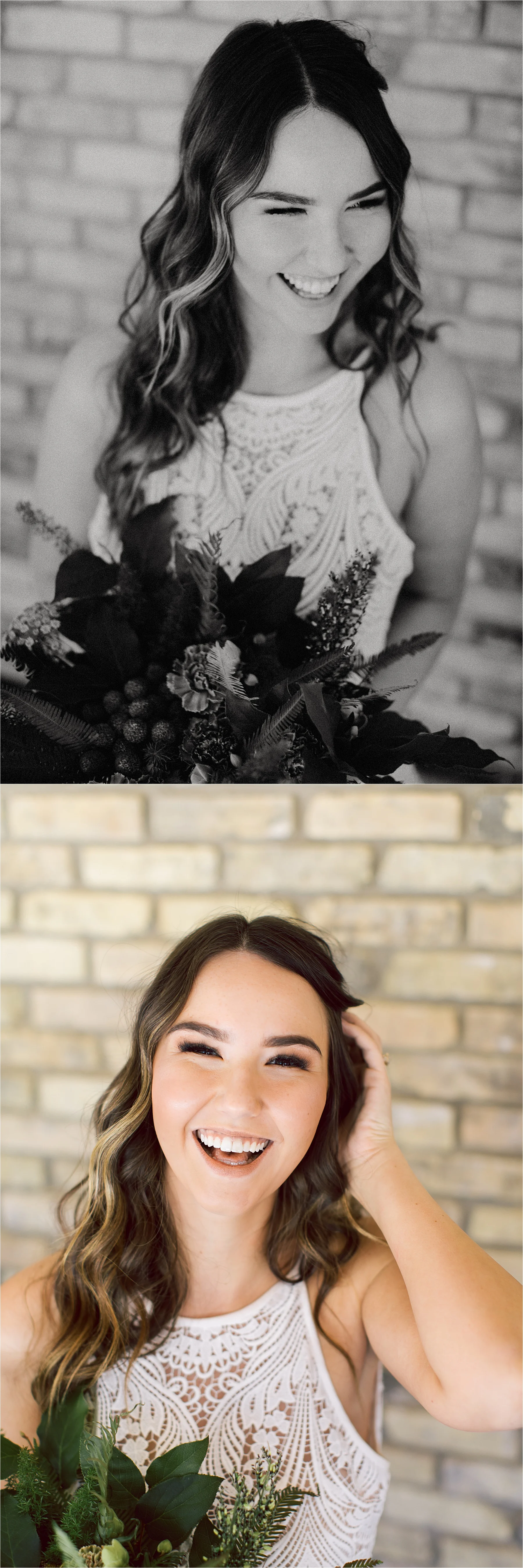 Florals: Wed and Willow / Dress: Miss Ruby Bridal Boutique / MUA: Kelly Schubel / Hairstyling: Alysce Marie