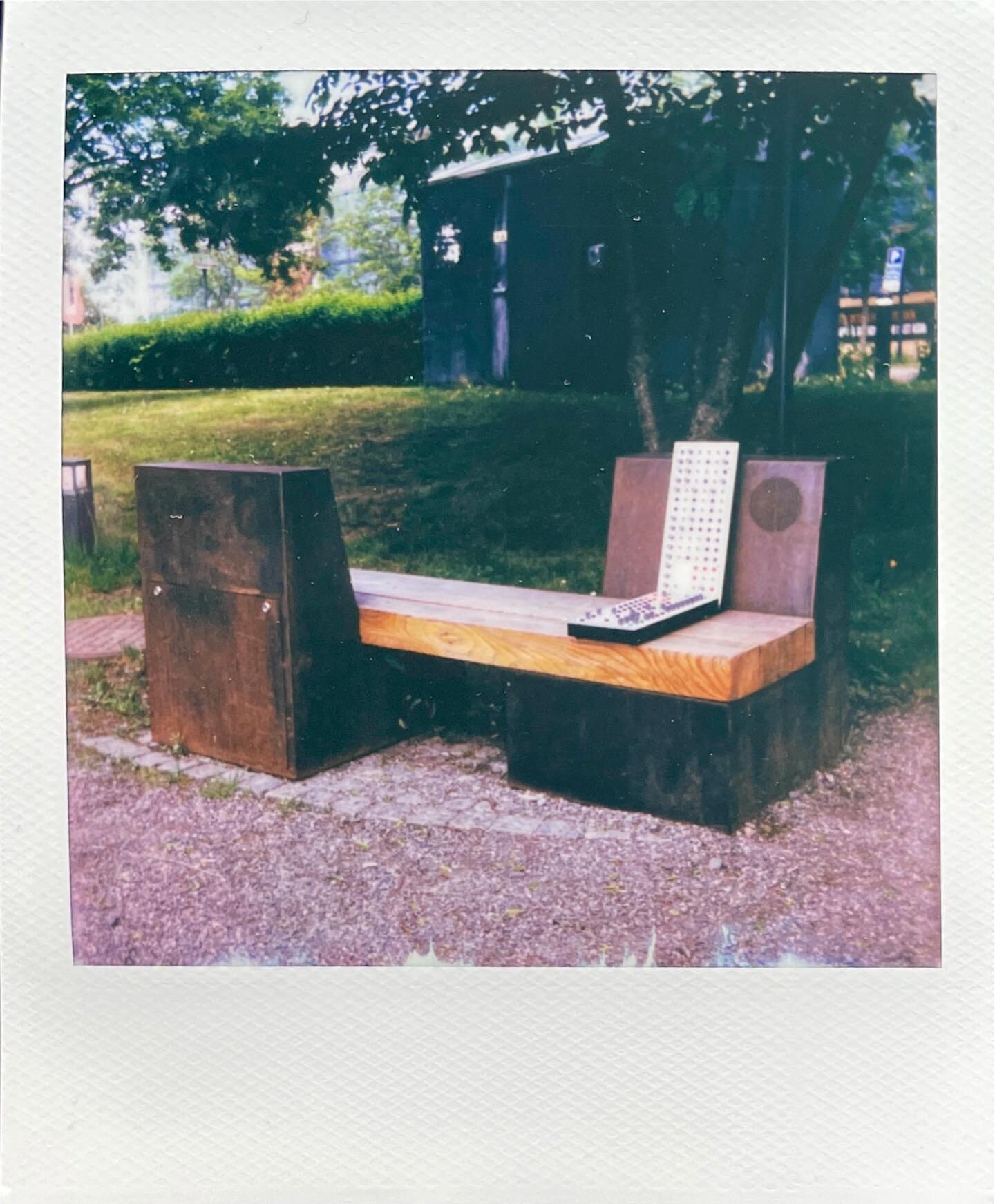 Premiere today! I&rsquo;ve made a new piece for Audiorama&rsquo;s Ljudb&auml;nken! This is one of my noisiest pieces yet, it will run from morning until night every day until Thursday next week. The #polaroid images contains two of my #sergemodular p