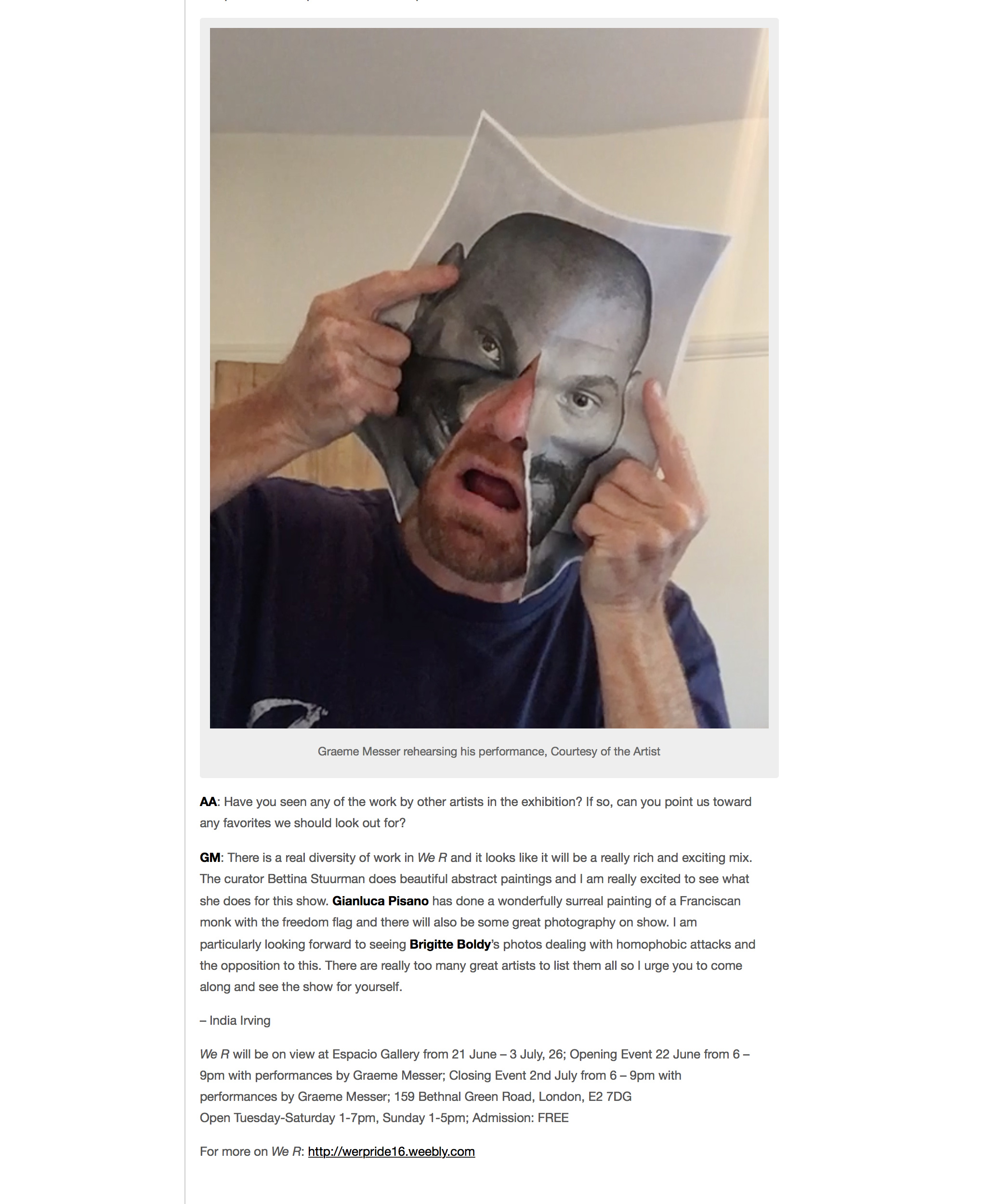 Artattack interview continues