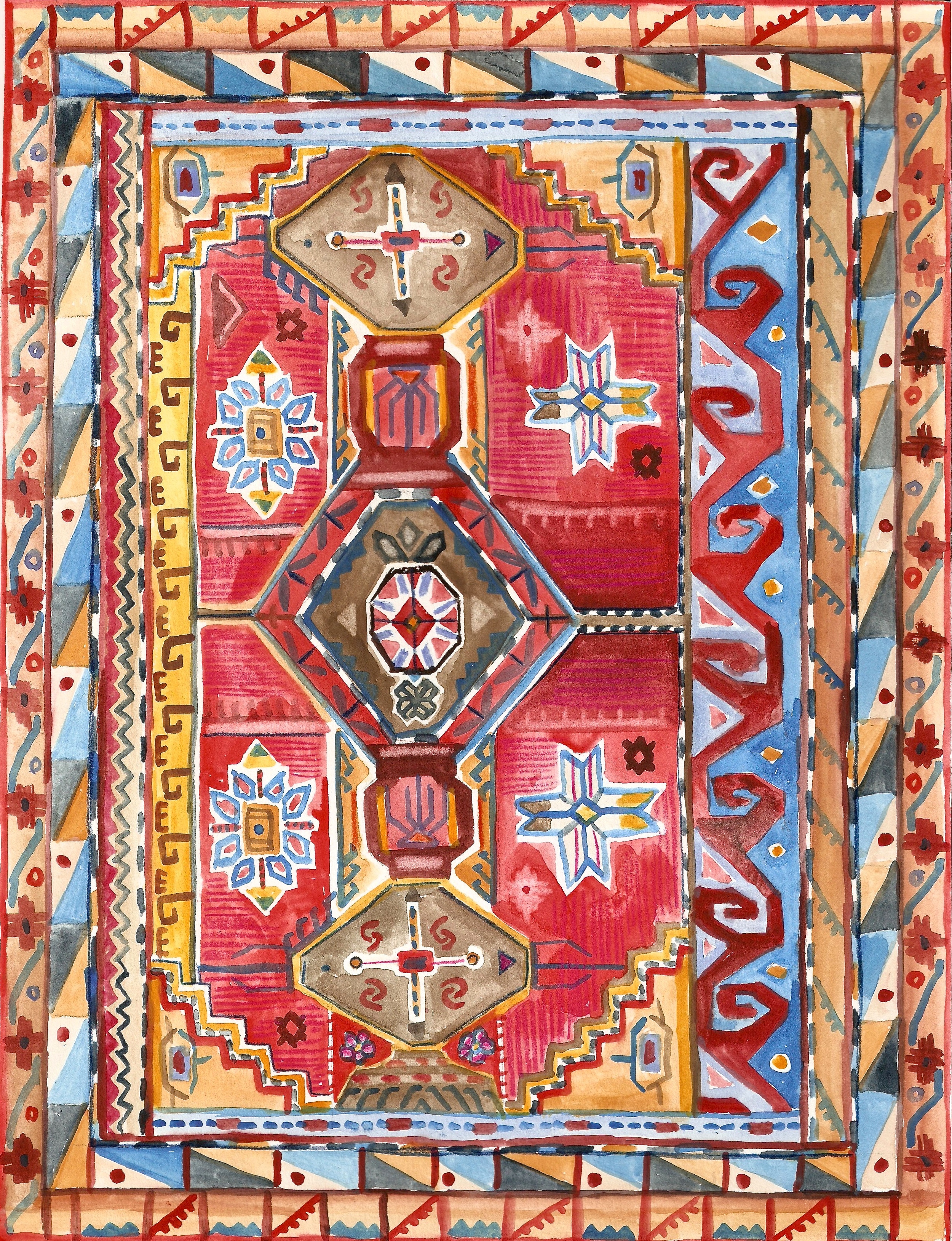 Rug Compilation Study (Donation, 2016)