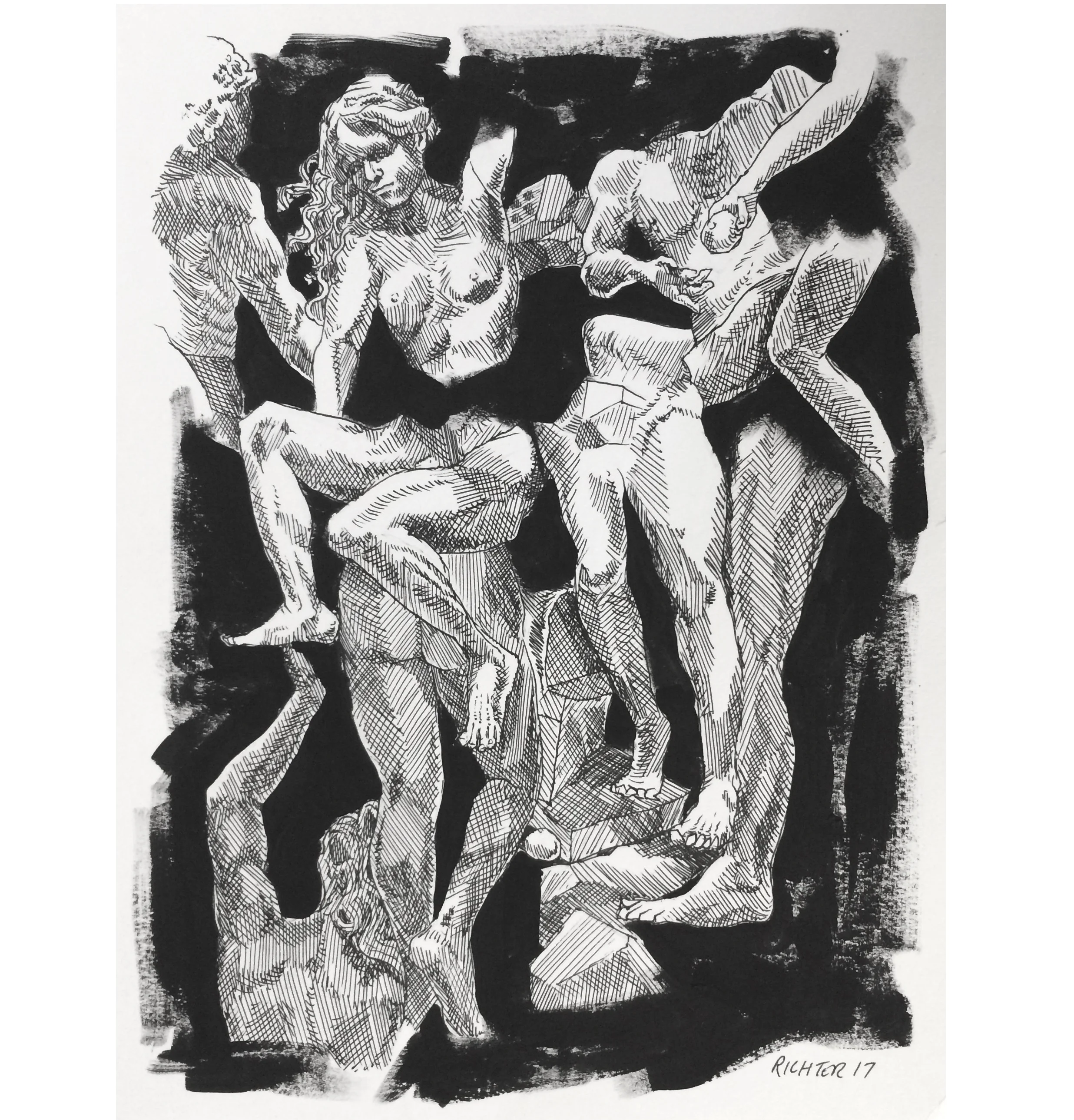 Balthazar Griessmann's Fall of Man - 9 Way Study (2017)