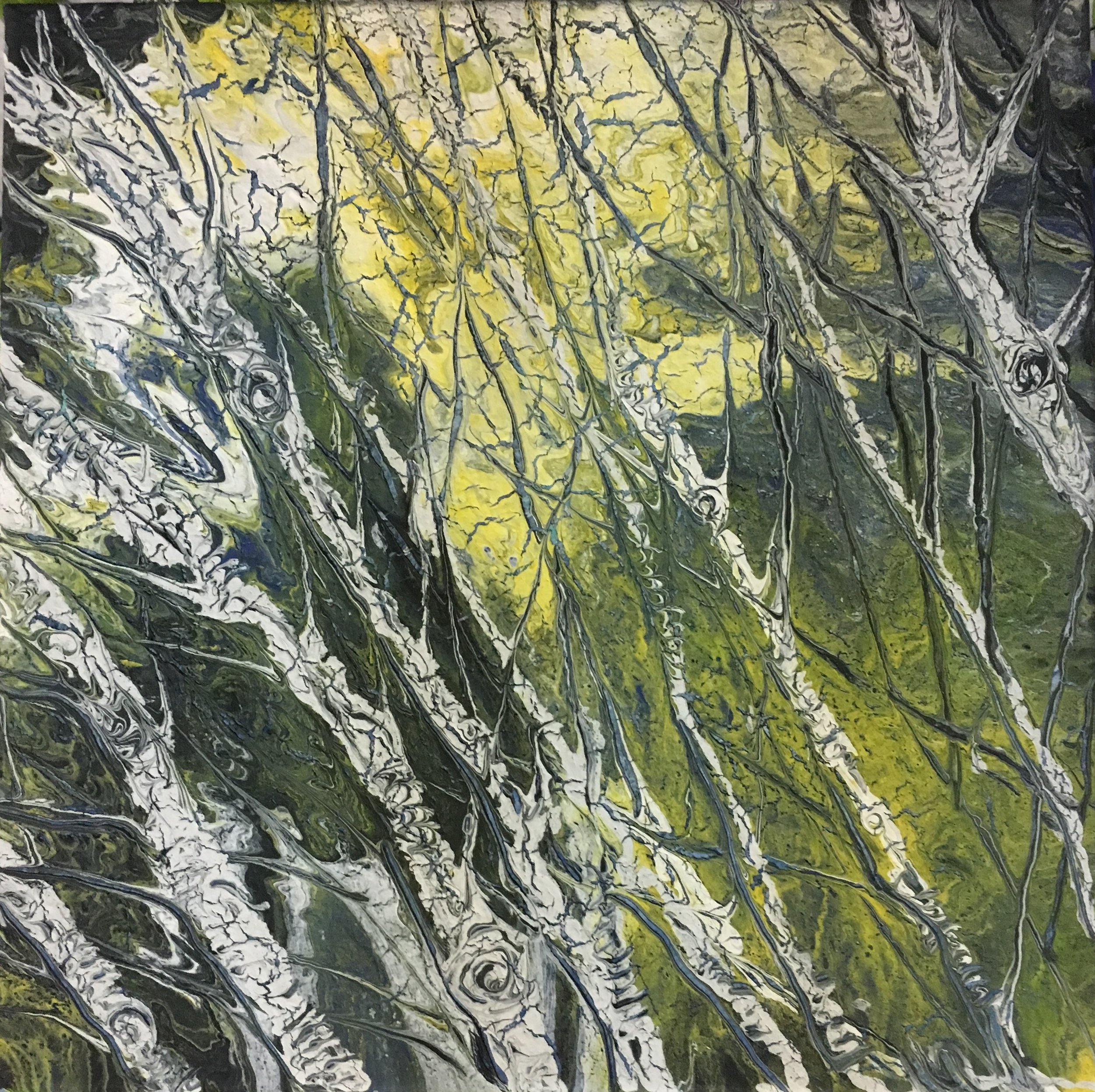 November Birches (2017, Sold)