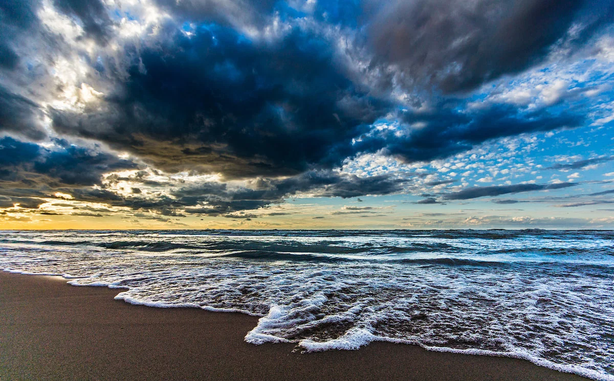 Sunrise on Lake Michigan