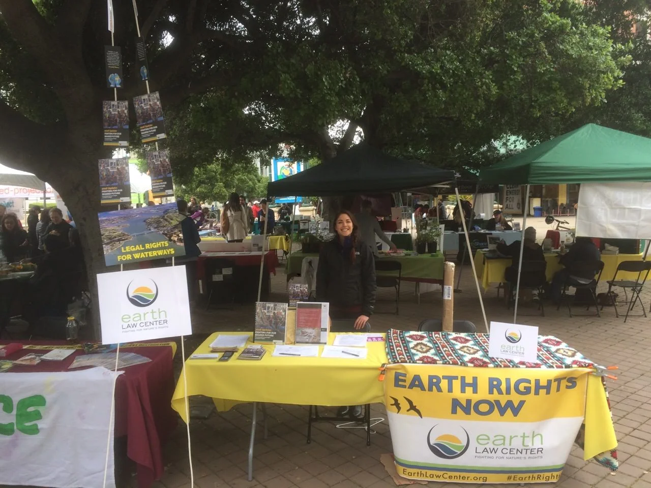 Michelle Bender at the 2017 Earth Expo in Oakland (Grant Wilson offscreen)
