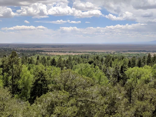 View of the San Luis Valley from Crestone, Colorado