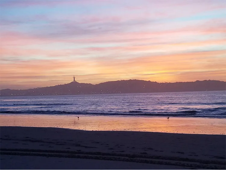 The view from the venue for IMPAC4 in La Serena- Coquimbo Chile