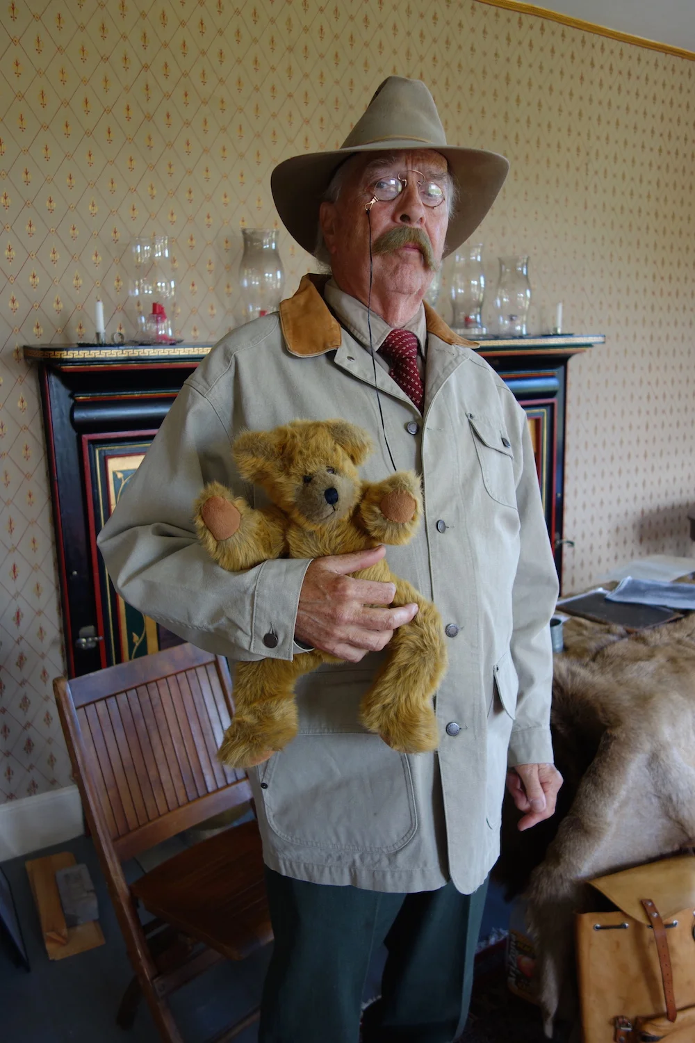 Paul Stillman as President Teddy Roosevelt