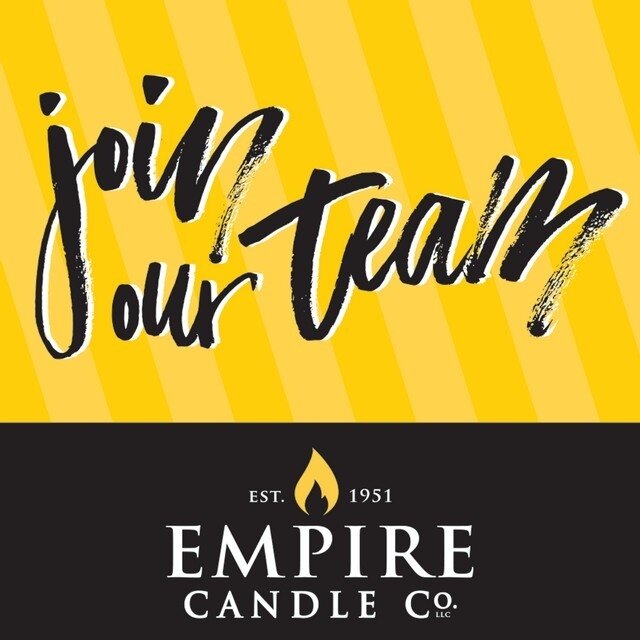 Want to join the Empire Candle team? Visit our website to view our available positions - link in bio 🔥
