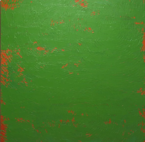 Untitled, 1999, oil on panel, 24 x 24" private collection