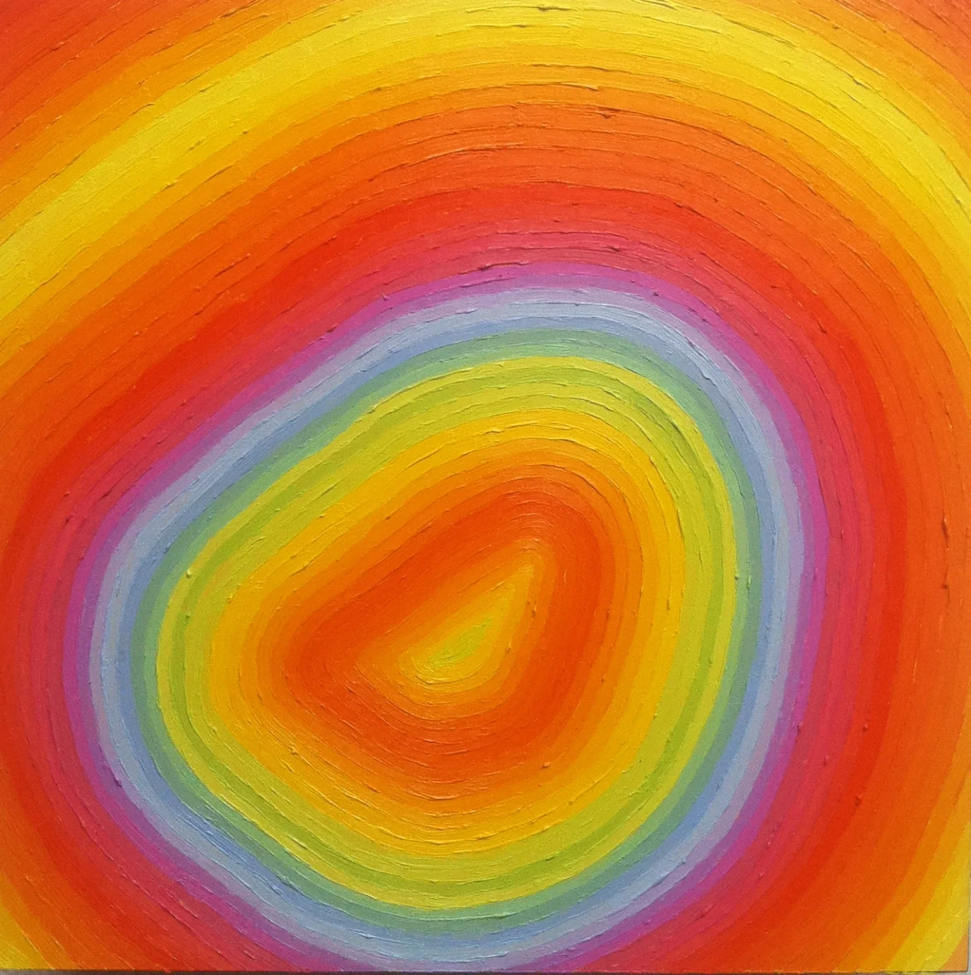Untitled, 2012, oil on panel, 10 x 10" private collection