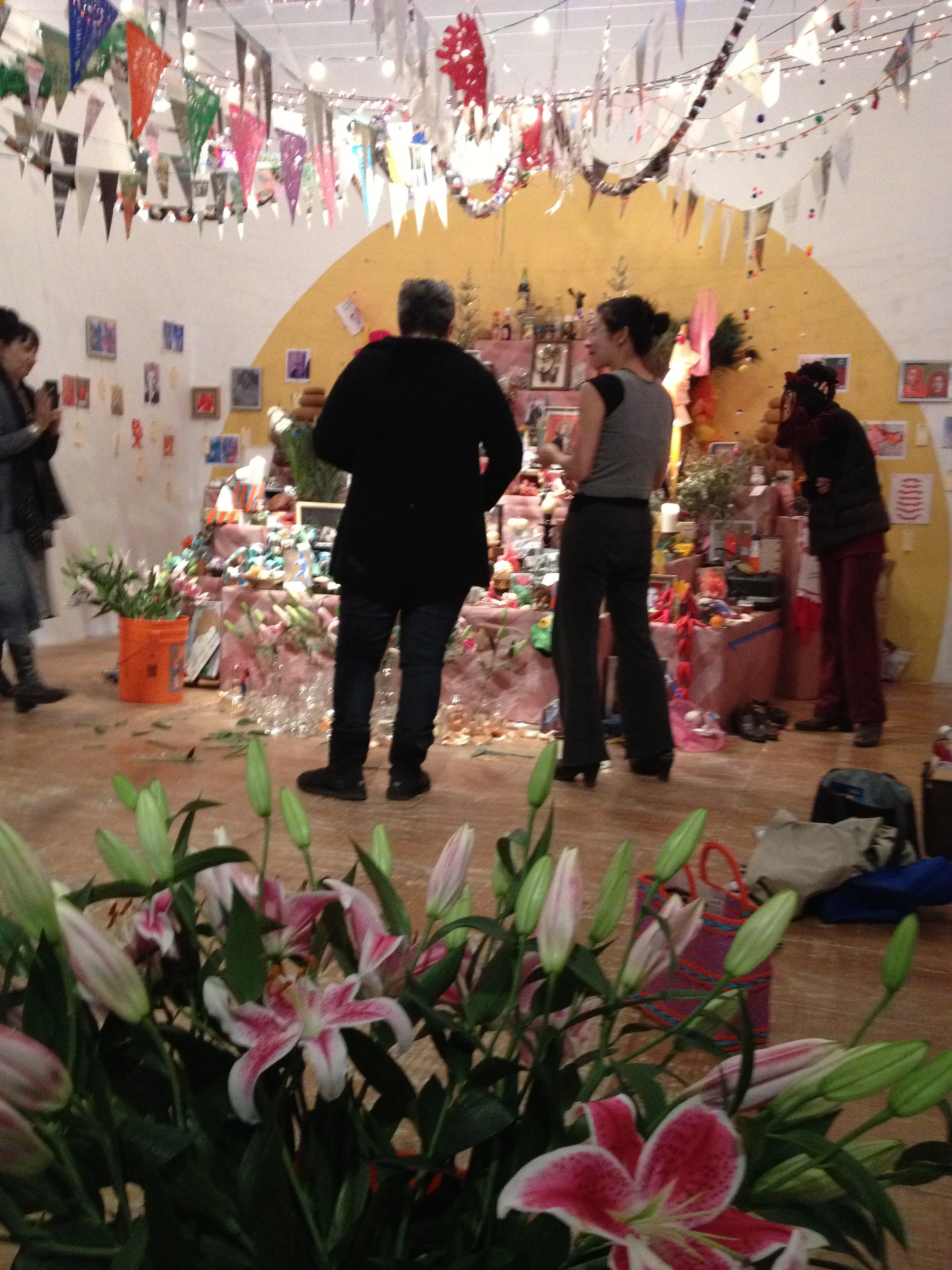 Forget Your Perfect Offering , 2012, collaborative altar with Sydney Cooper, Edie Tsong, et al. Center for Contemporary Art, Santa FE, NM 
