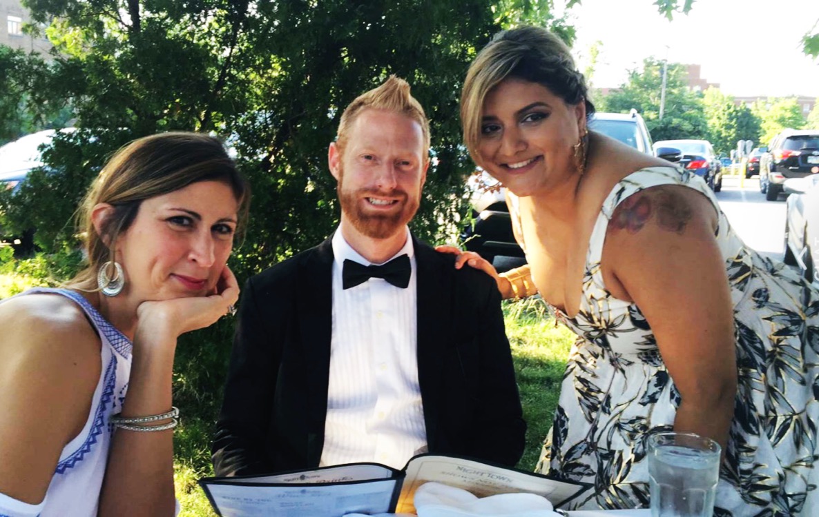 Jessi, Nick and me, photo by Dave!