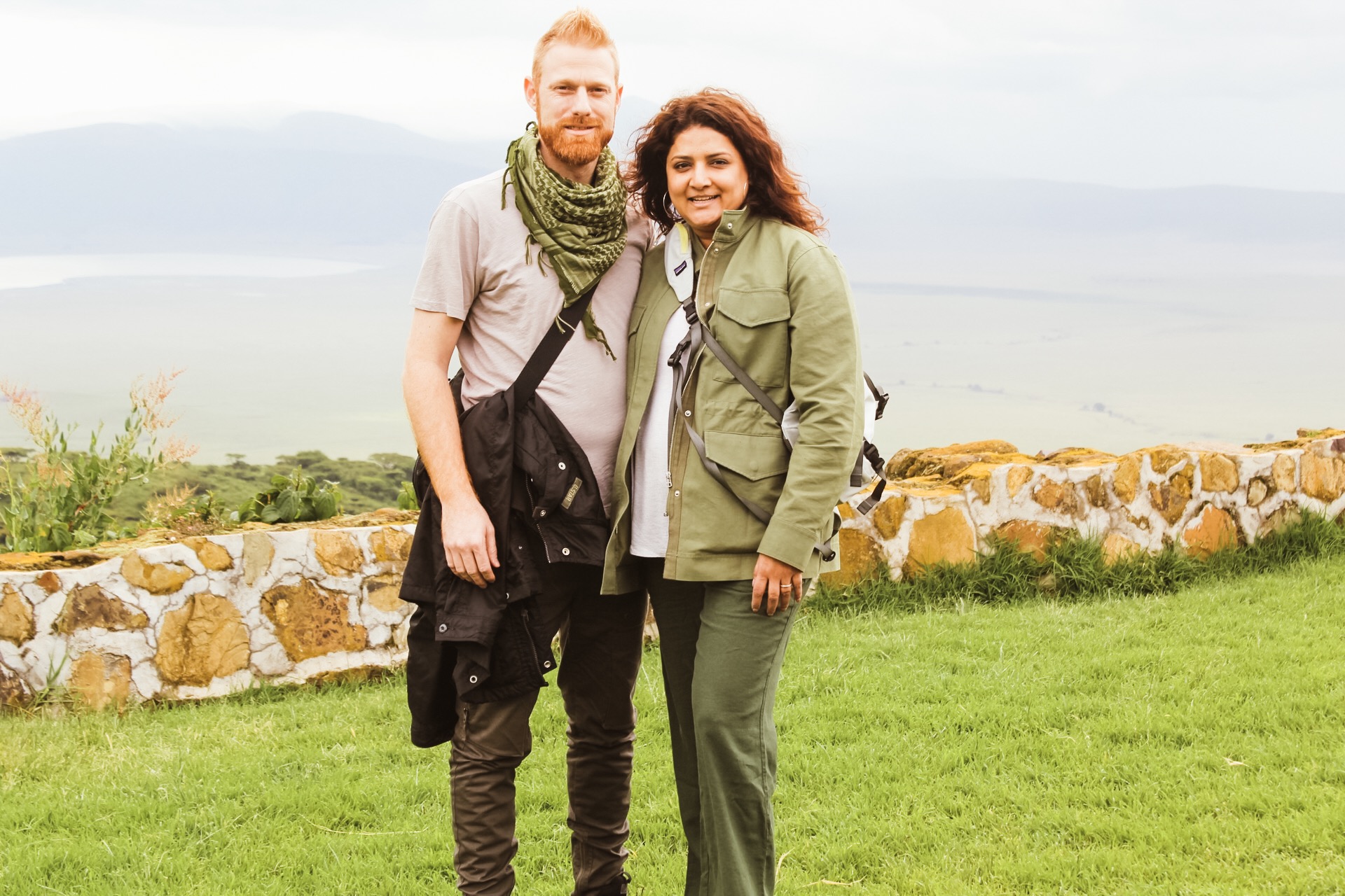 View from our hotel Ngorongoro Sopa Lodge overlooking Ngorongoro Conservation Area