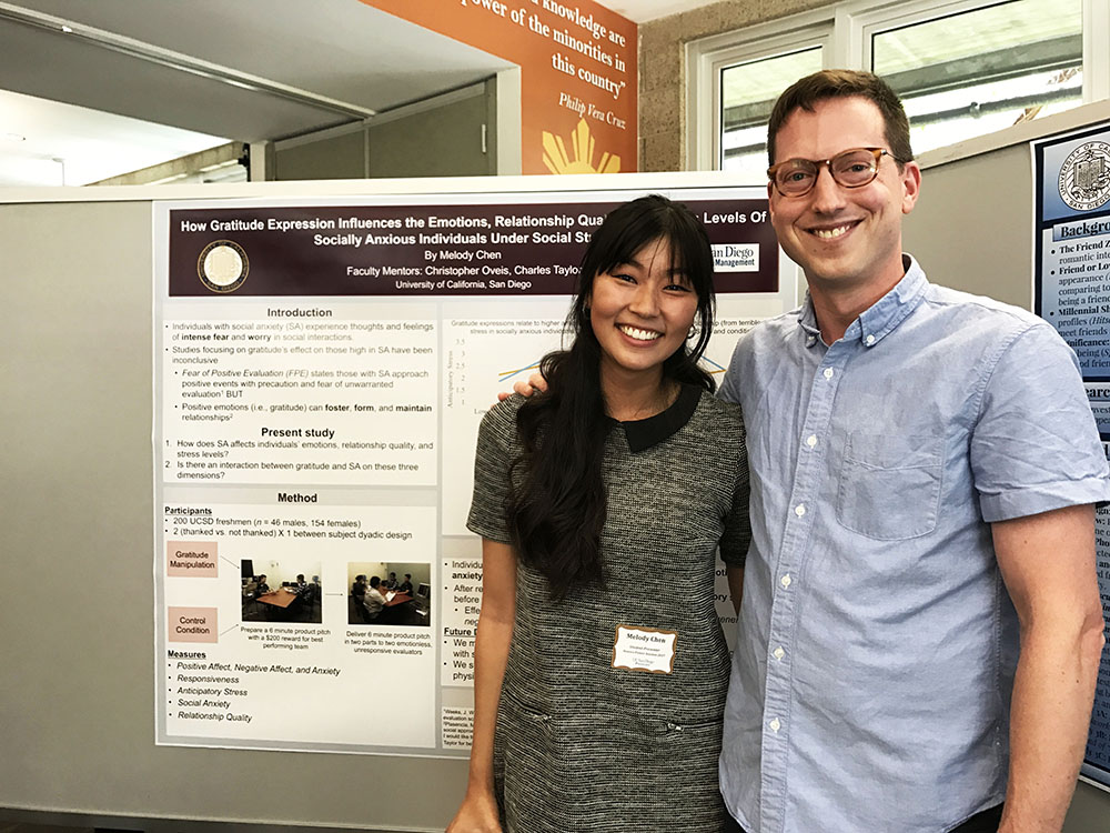 melody @ ucsd poster session spring 2017