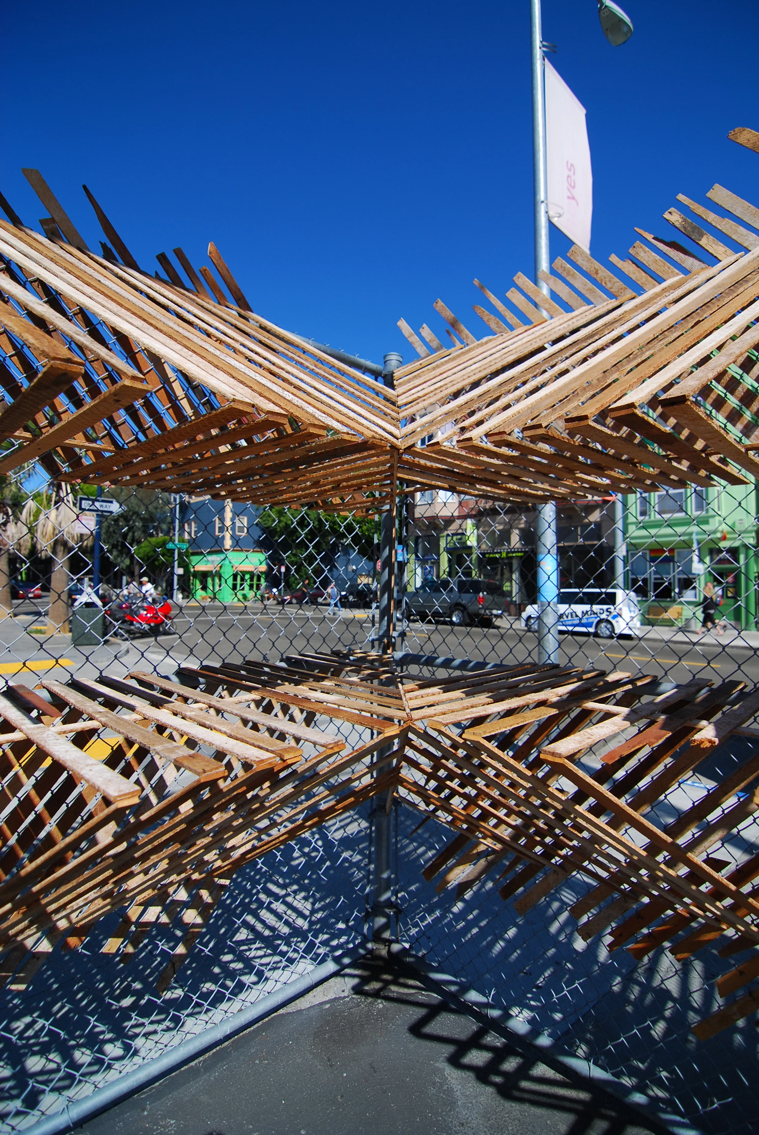 Andy Vogt, June 2011, Cyclone Fence Installation