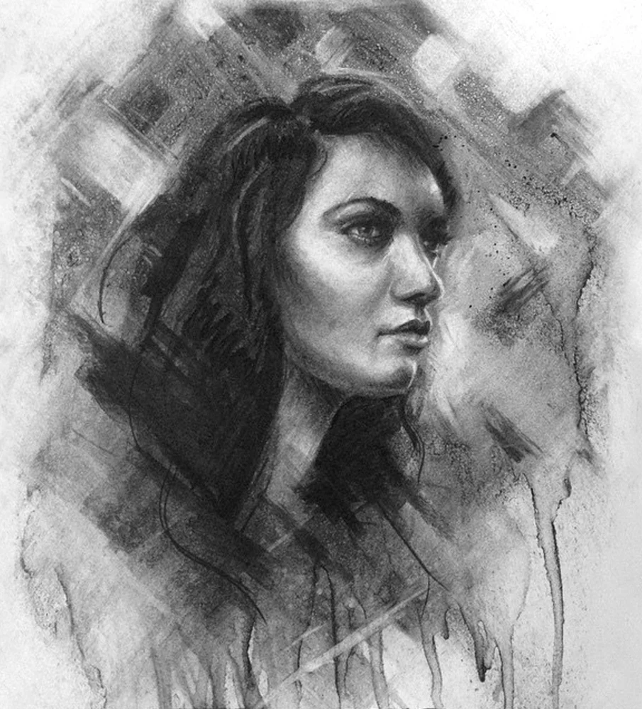  Charcoal on paper, 2015 