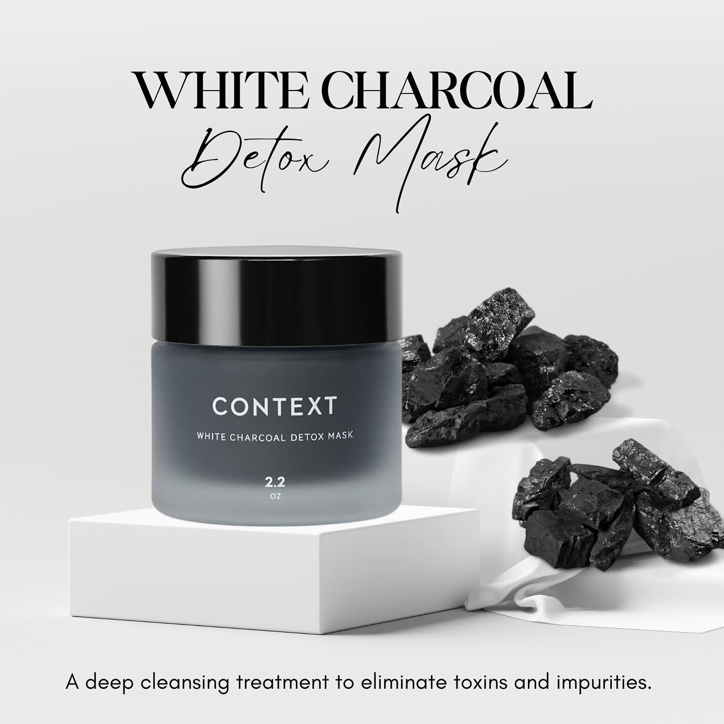 Have you ever tried the White Charcoal Detox Mask? 🤍
🫧 It&rsquo;s a deep cleansing treatment to eliminate toxins and impurities.
Amaze yourself at:
🌐 contextskin.com
#contextskin #detoxmask #whitecharcoal #charcoal #goodcharcoal #coffeescrub #body