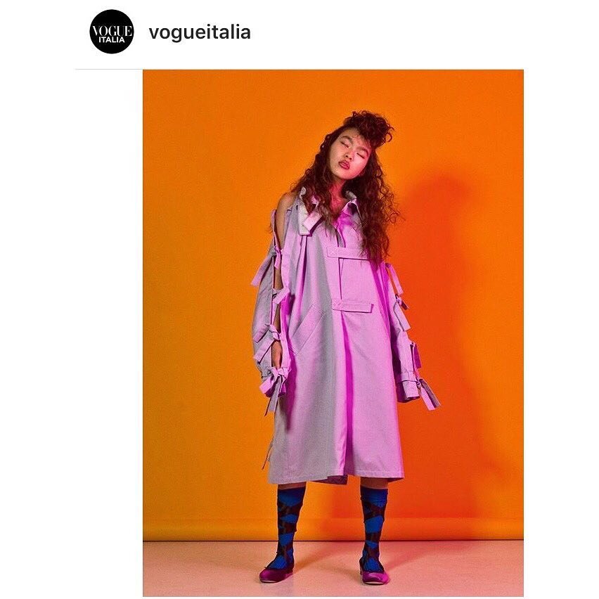 Regram @vogueitalia thanks for the feature💥Styling by me shot by @kiahartelius hair @ayoeness make-up @dausell model @lauralind #vogueitalia #fashionstylist #livkragh