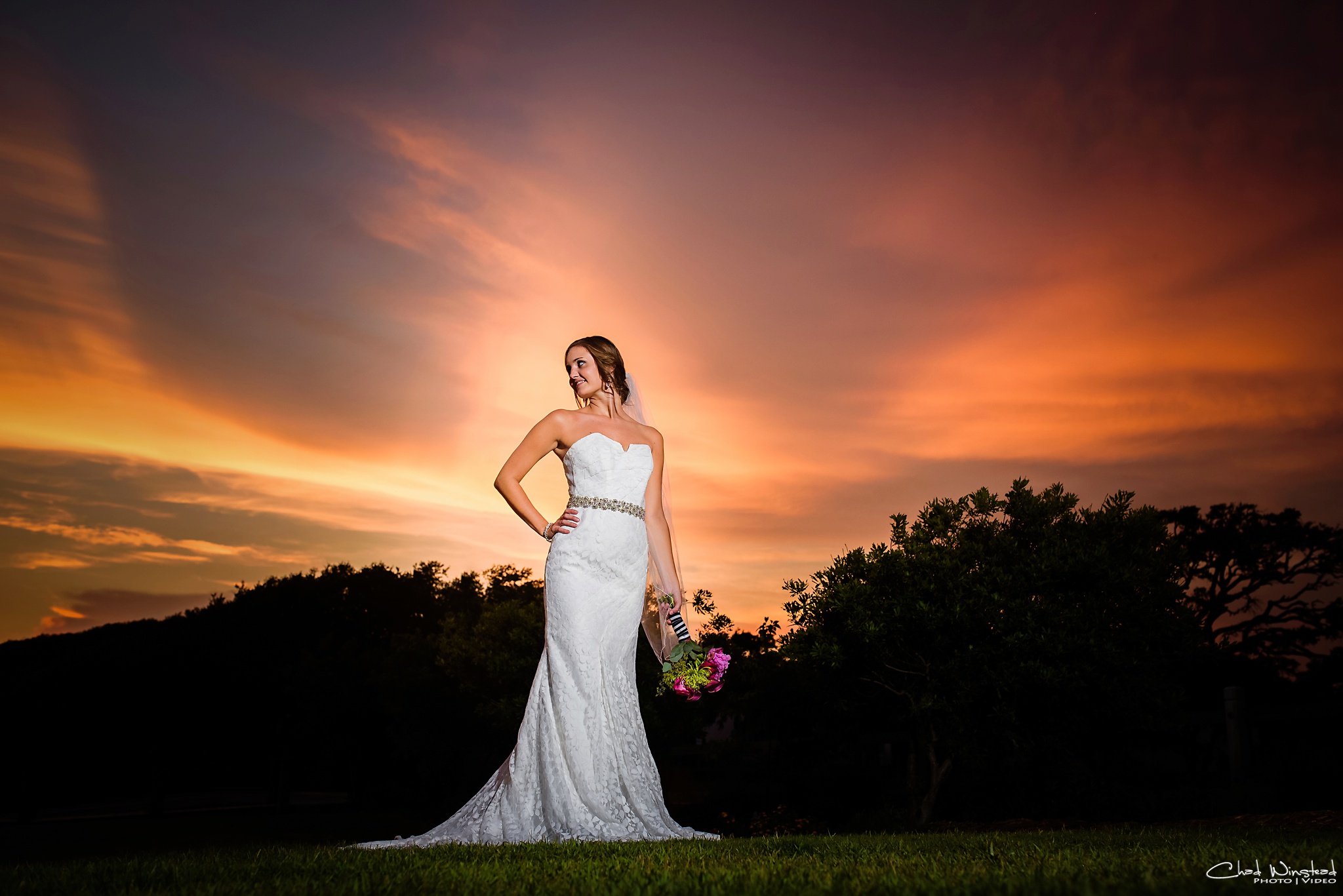 Kelly's Bridal Portraits at the Boathouse at Front Street Village in downtown Beaufort, NC by Chad Winstead Photography
