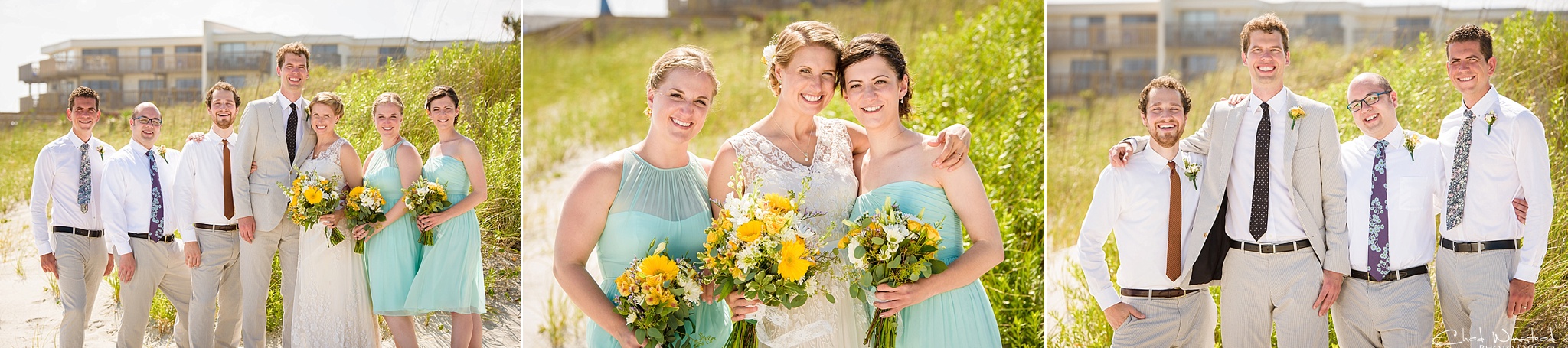 Tiffany & Justin's Wedding at the Islander Hotel and Suites in Emerald Isle, NC by Chad Winstead Photography