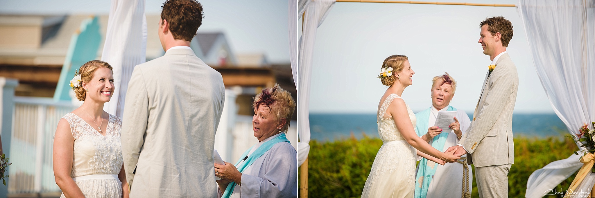 Tiffany & Justin's Wedding at the Islander Hotel and Suites in Emerald Isle, NC by Chad Winstead Photography