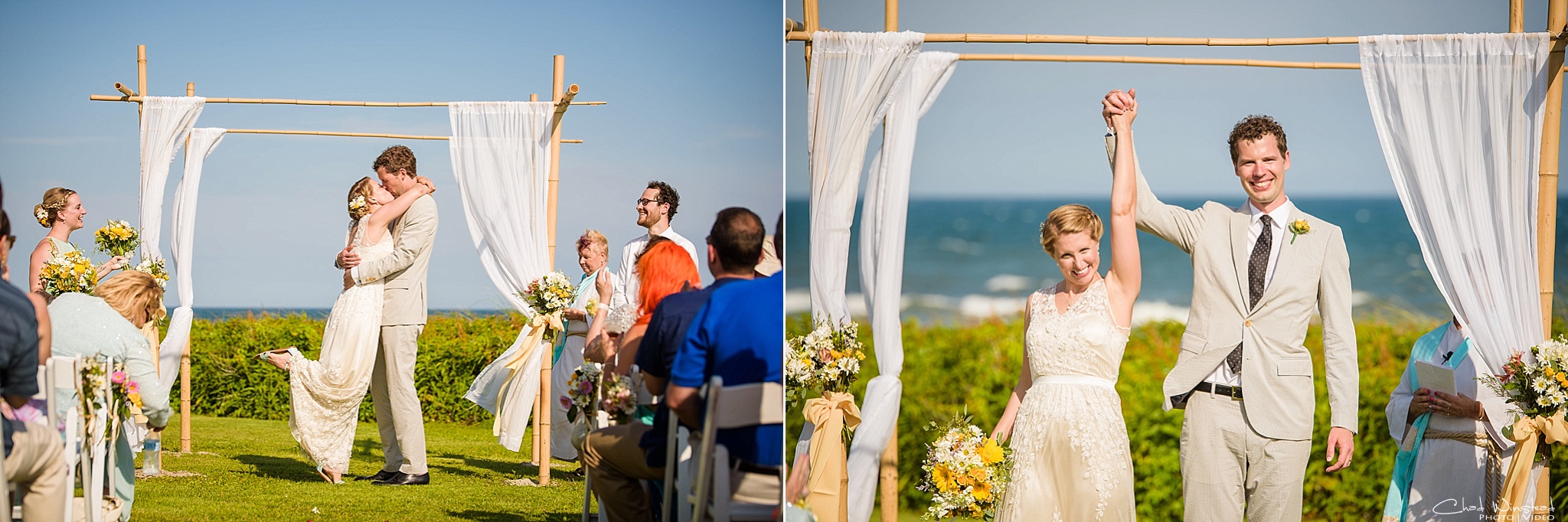 Tiffany & Justin's Wedding at the Islander Hotel and Suites in Emerald Isle, NC by Chad Winstead Photography