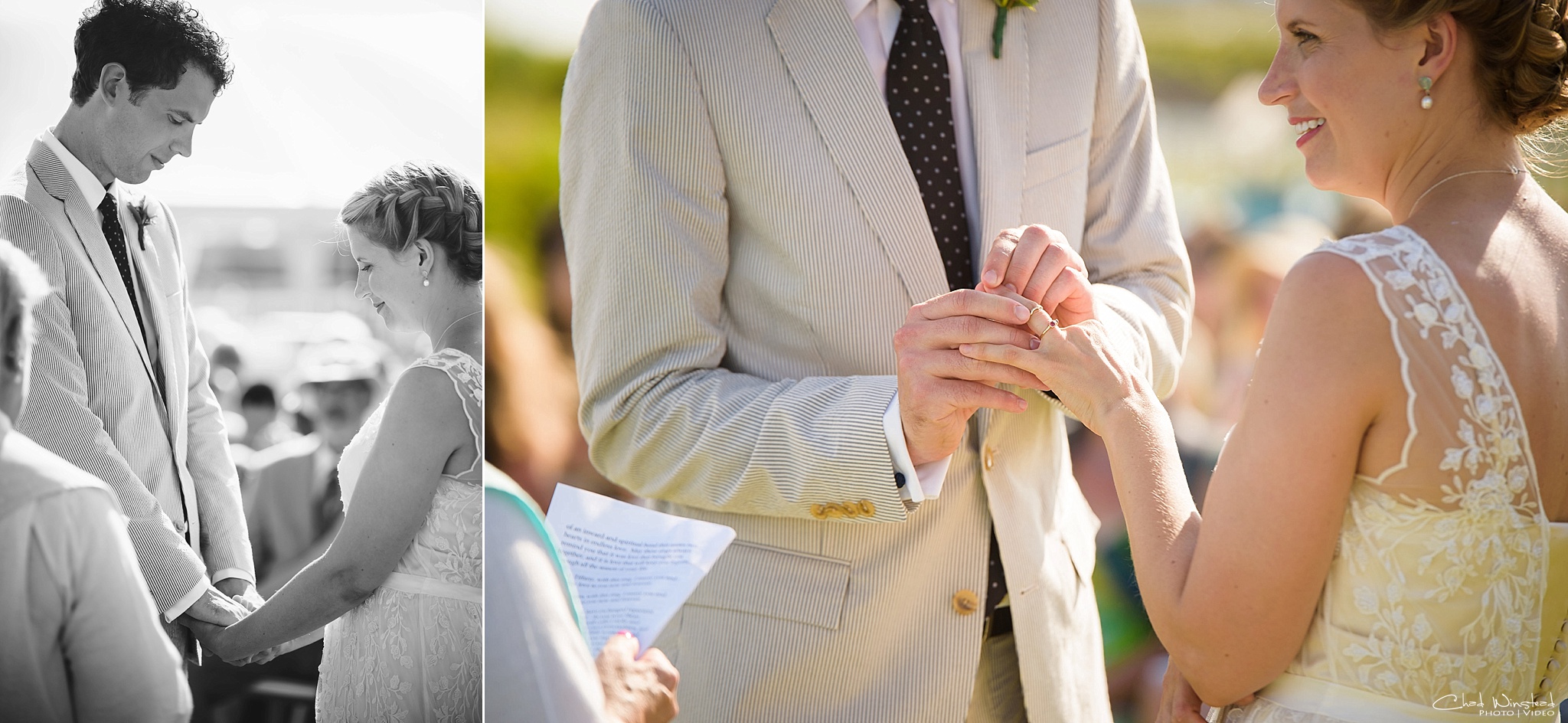 Tiffany & Justin's Wedding at the Islander Hotel and Suites in Emerald Isle, NC by Chad Winstead Photography
