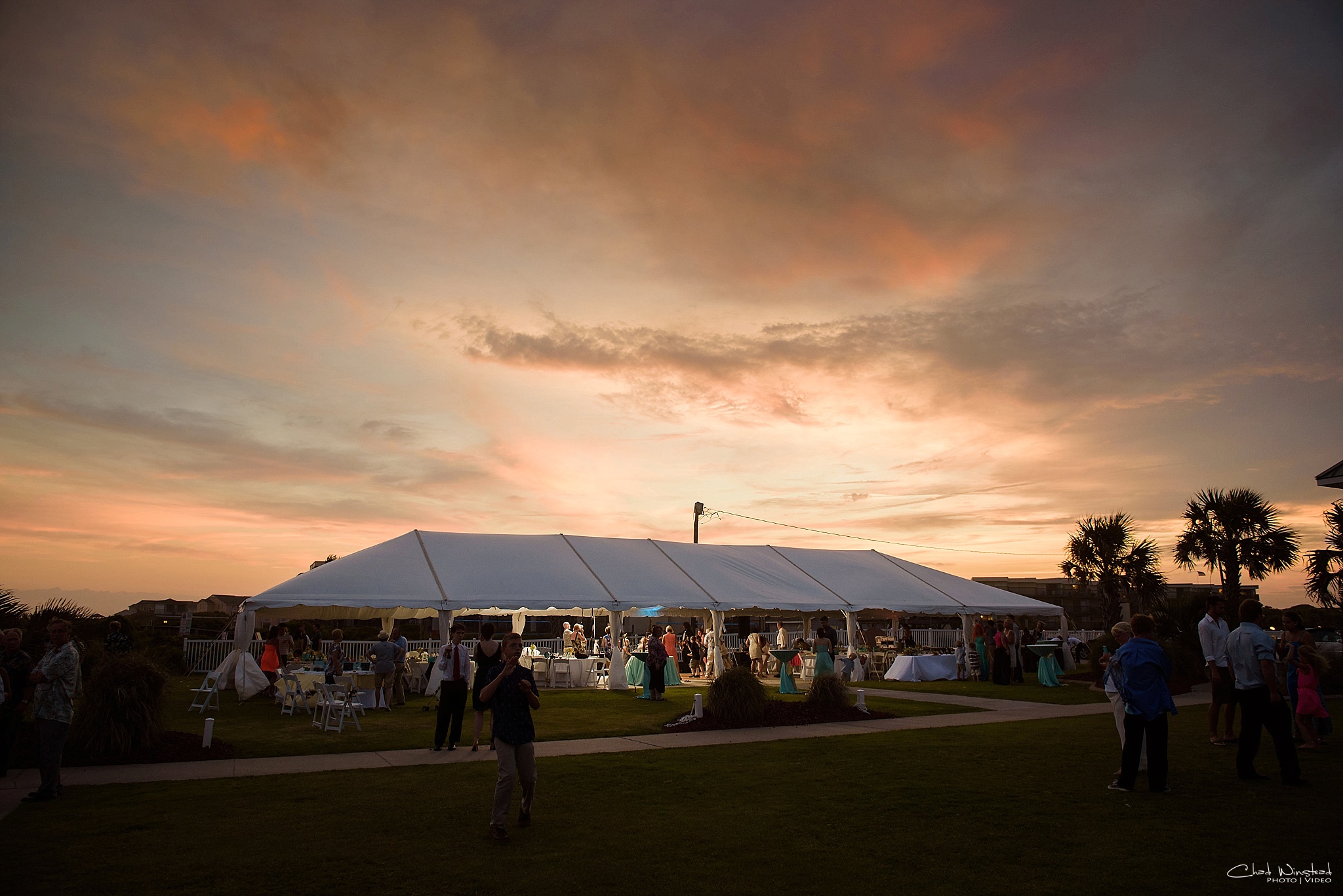 Tiffany & Justin's Wedding at the Islander Hotel and Suites in Emerald Isle, NC by Chad Winstead Photography