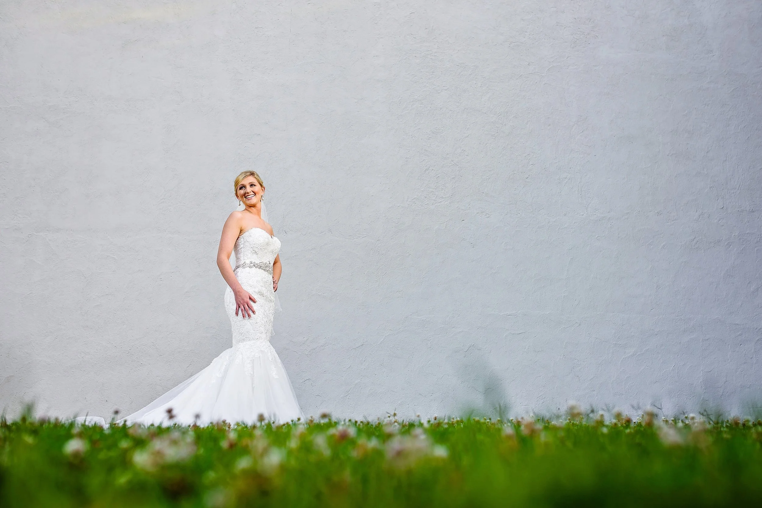 Lindsay's gorgeous bridal portraits in downtown New Bern, NC by Eastern NC Wedding Photographer