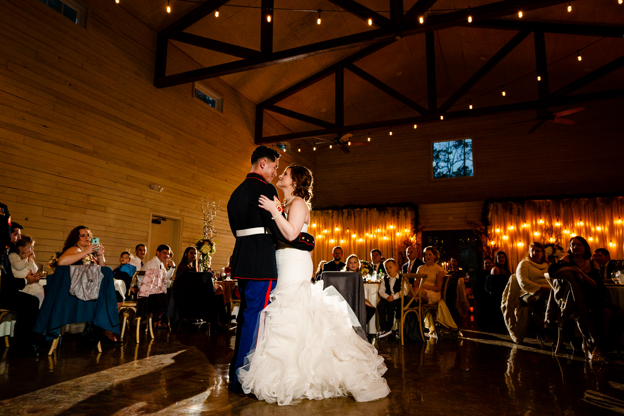  Years Eve wedding at the Copper Ridge on the Neuse in New Bern, North Carolina. 