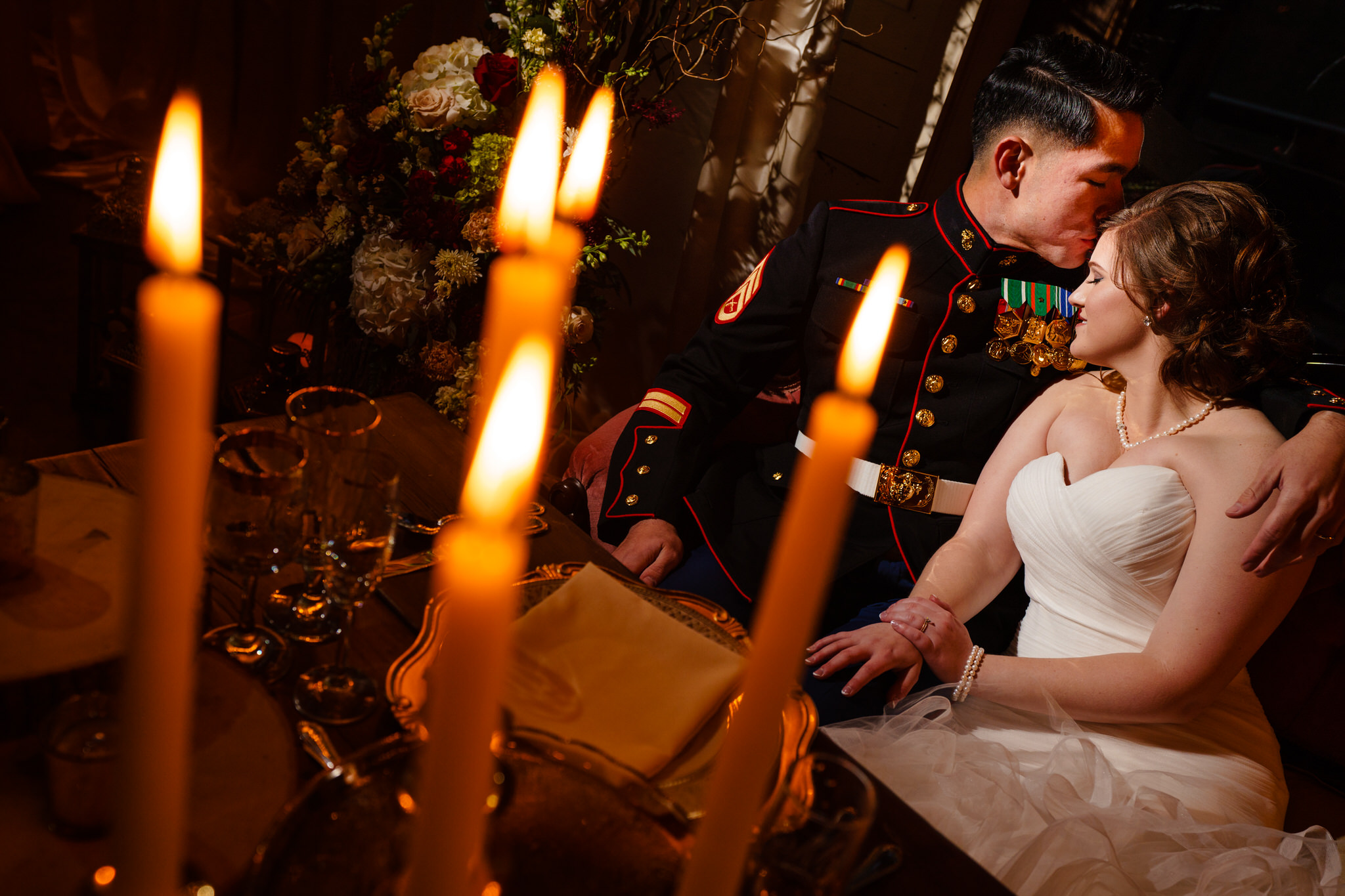 Years Eve wedding at the Copper Ridge on the Neuse in New Bern, North Carolina.