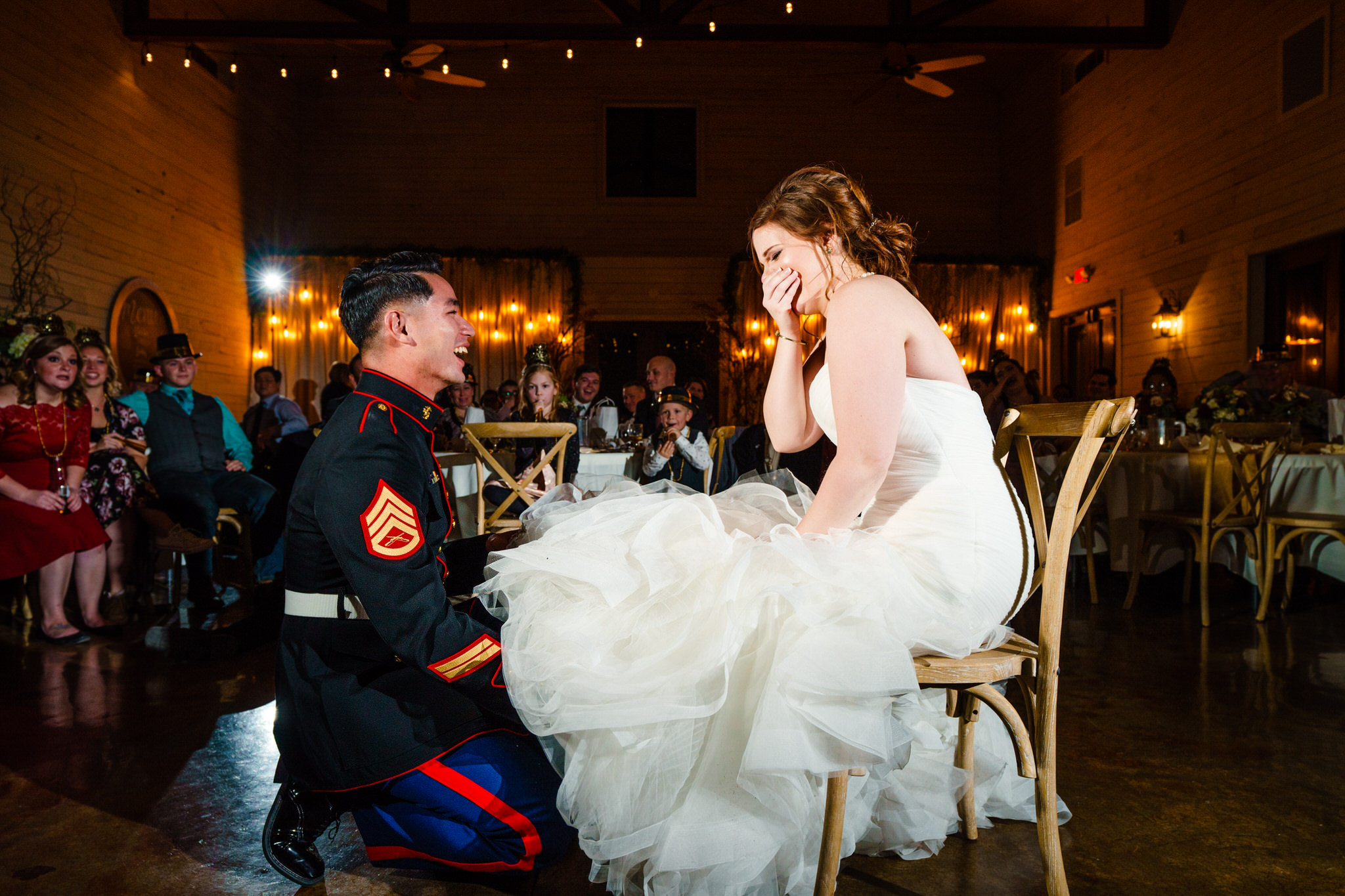  Years Eve wedding at the Copper Ridge on the Neuse in New Bern, North Carolina. 