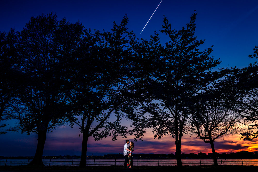 Hains Point Engagement Photos