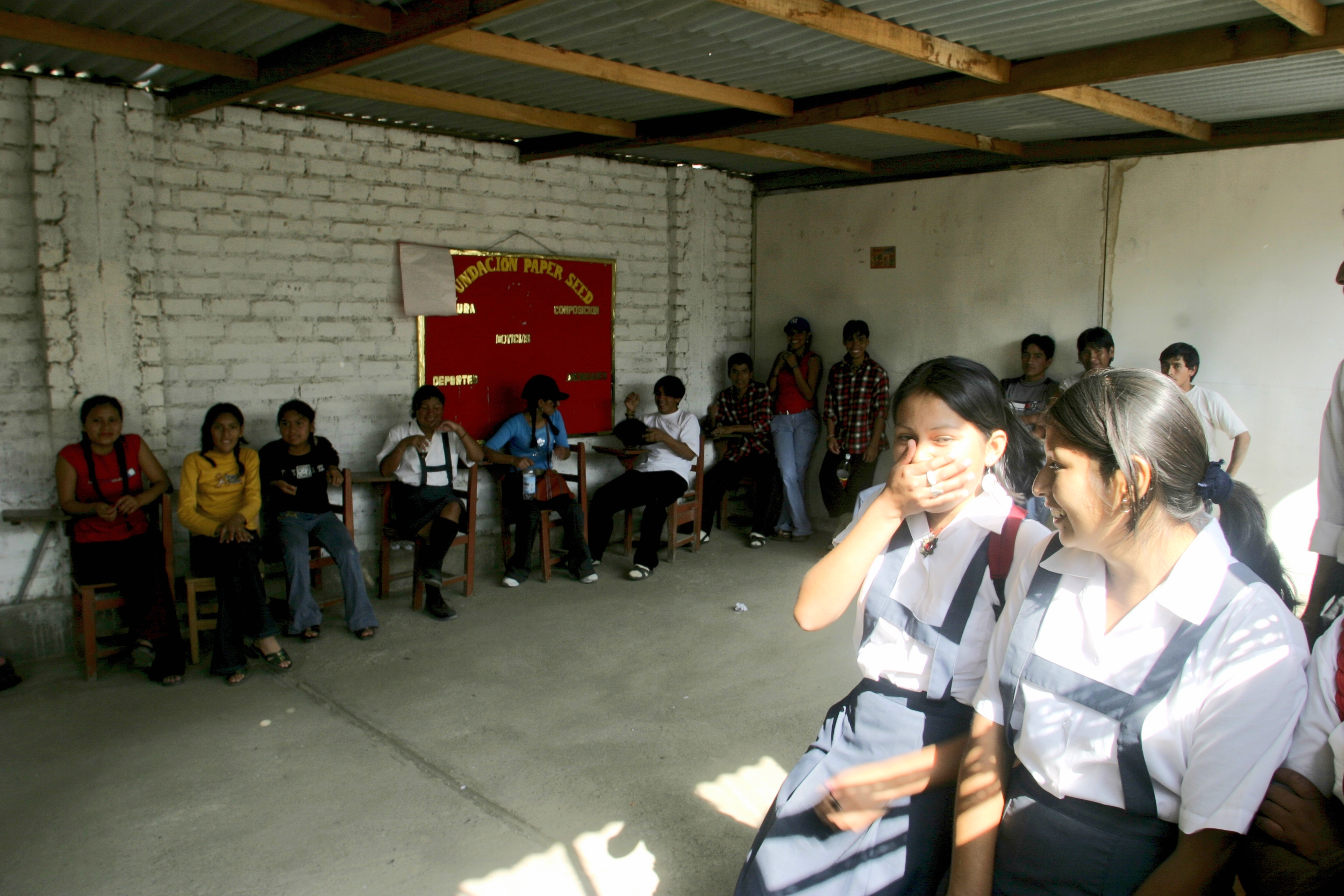 Peru Kids Laughing