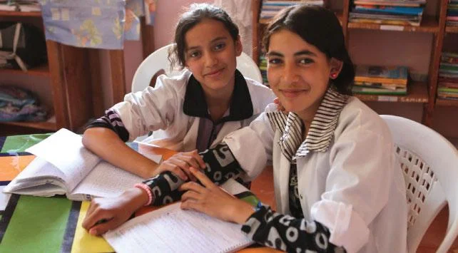 EFA serves rural Moroccan girls, providing a boarding homes where the girls live and study. 