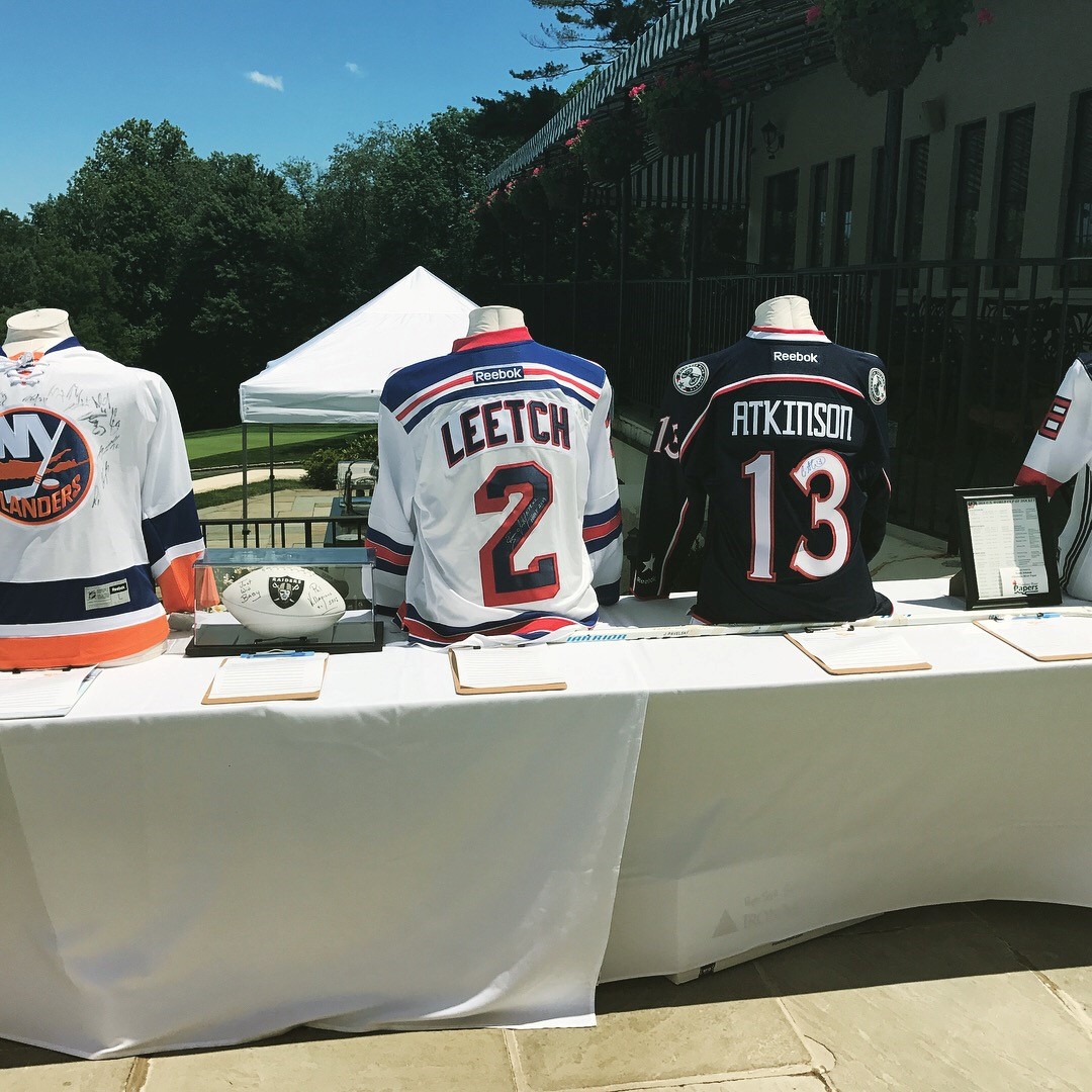  Some of the silent auction prizes at the 2017 golf tournament 