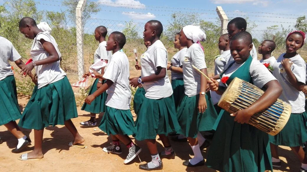 300 Sega School students march for their rights in tanzania