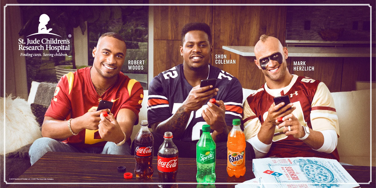Coke Dominos NFL St. Jude 001