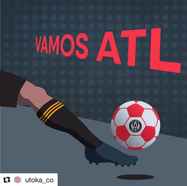 #Repost @utoka_co with @get_repost
・・・
Who&rsquo;s ready for the big game tonight? Repost to declare your love for @atlutd 🖤⚽️❤️ | Content by @utoka_co &bull;
&bull;
&bull;
&bull;
&bull;
&bull; 
#utoka #socialmedia #content #contentcreators #content
