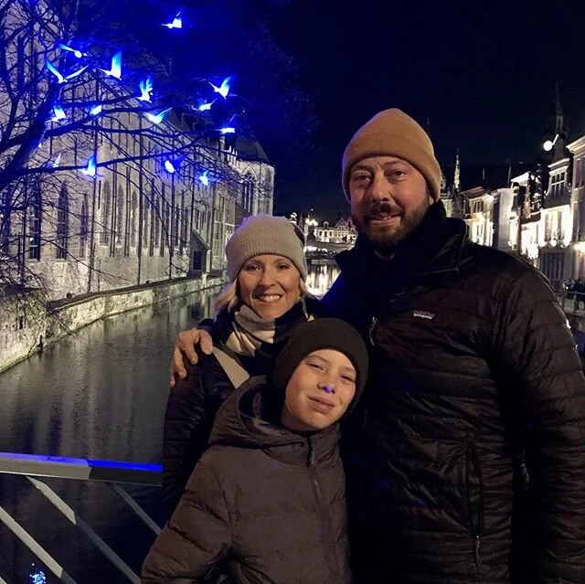 See ya Gent.  You were super fun!
&bull;
&bull;
&bull;
@kensoons 
#touristaf #wanderlust #family #friends #gent #streetart