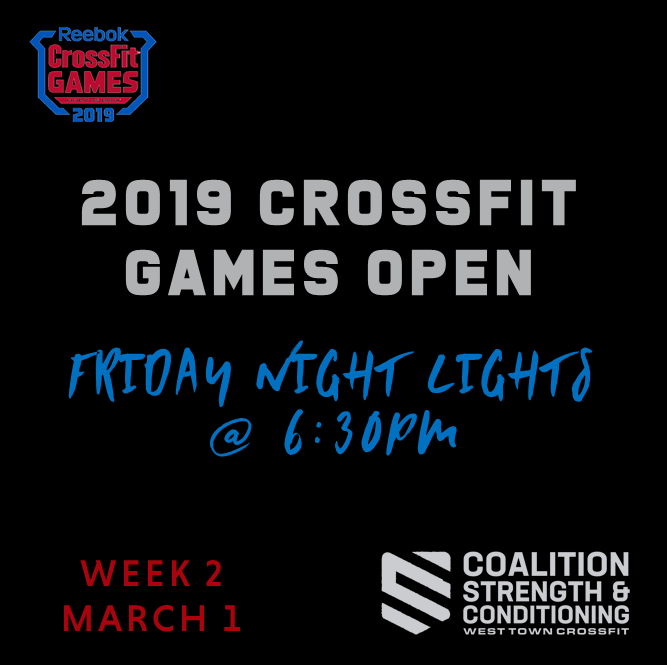 2019 CrossFit Games Open | Friday Night Lights - 19.2 — Coalition Strength  & Conditioning