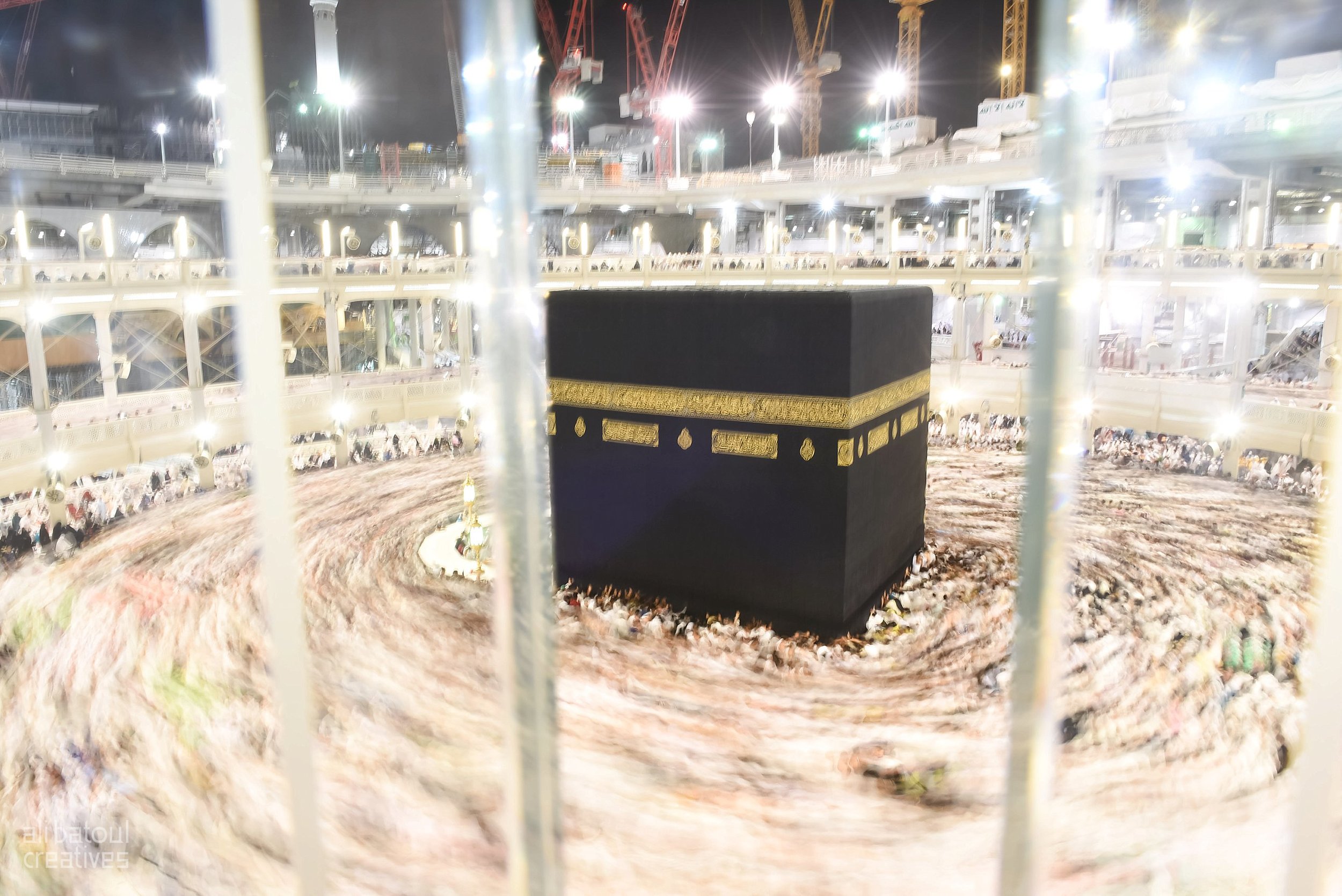 The Ka'aba in Mecca.