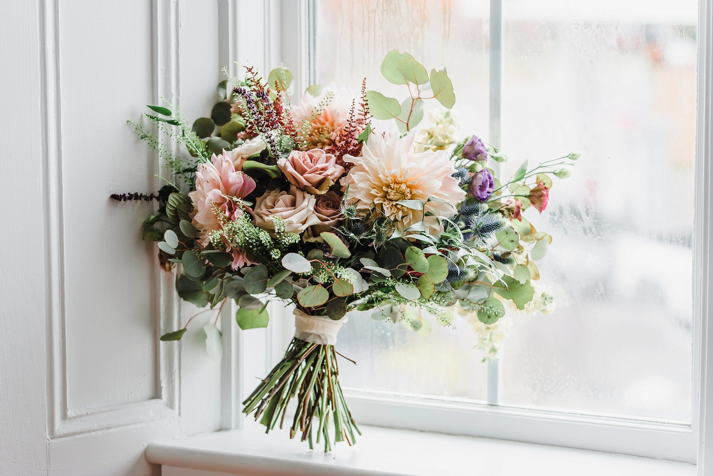  Katherine from Pollen Nation Floral Studios outdid herself with the design and creation of the bridal bouquet, and each one of the bridesmaids bouquets too! 