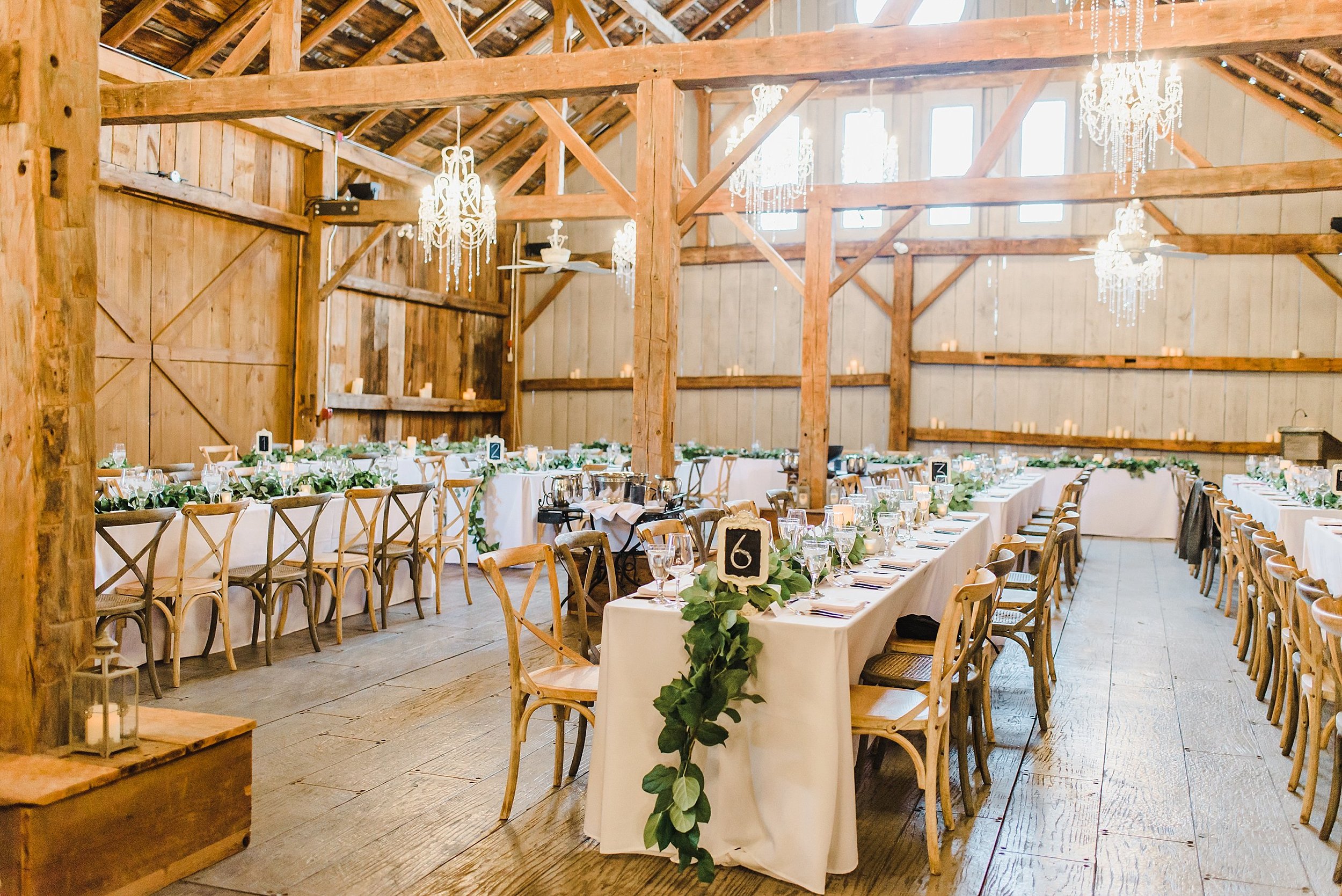  We had a few moments to capture the reception space at Evermore before guests scurried in from the cold outside. 